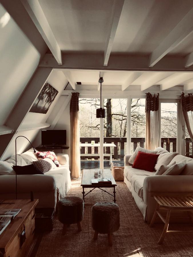 Heavenly Renovated Cabin Near Pittoresque Durbuy - Whistler Villa Exterior foto